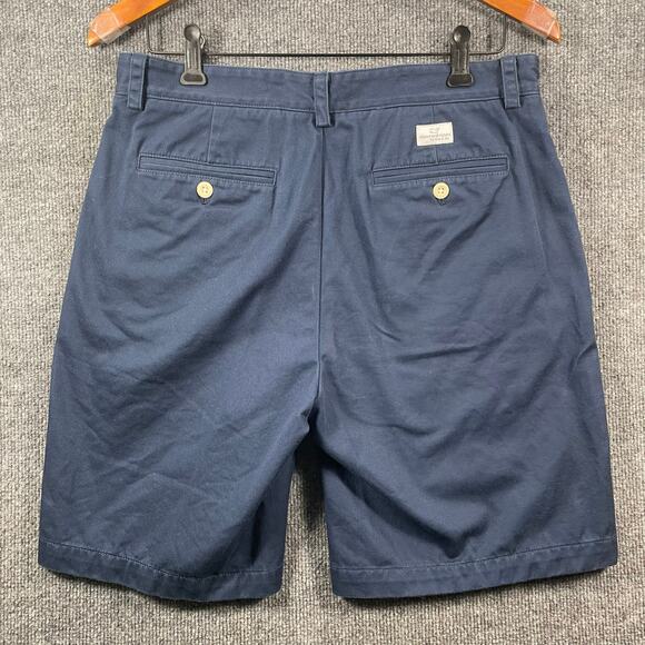 Vineyard Vines Club Short 9" Men's 32 Blue Flat Front Golf Casual Outdoor - Picture 10 of 11